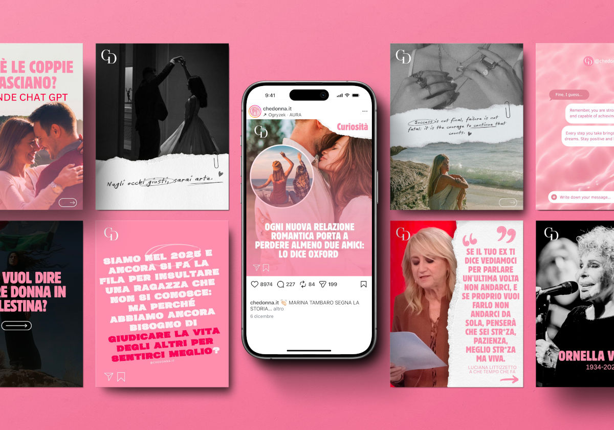 Creazione di grafiche social prodotte dallo Staff di Men In Brand